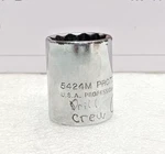 Proto 5424m 24mm Steel Socket New Fast Shipping. Fixed Price $26.40.
