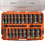 Klein Tools 65121impct Knect Deep-well 3/8" Drive Socket Set, Sae And Metric. Fixed Price $124.81.