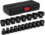 Ementol 19 Pieces 3/8" Drive Low Profile Nano Impact Socket Set, 6mm-24mm. Fixed Price $71.96.