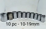 10 Pc Blackhawk 3/8" Drive Metric Socket Set 10-19mm 6pt Usa + (1)craftsman 18mm. Fixed Price $52.49.