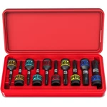 10 Piece 1/2" Drive Impact Torx Bit Socket Set, T25 - T80, Star So.... Fixed Price $43.35.
