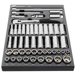 Ingersoll Rand 49 Piece 3/8 Inch Drive Sae/metric Master Socket And Accessory. Fixed Price $161.99.