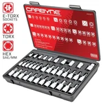 Carbyne 36 Piece Hex, Torx Bit Socket & E-torx Set, S2 Steel 1/4", 3.... Fixed Price $79.98.