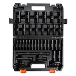 35pcs 1/2" Drive Deep Impact Socket Set,sae 3/8"-1-1/4",metric 8-24mm,cr-v Steel. Fixed Price $77.39.