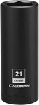 Casoman 1/2-inch Drive X 21mm Deep Impact Socket, 6-point, Metric, Cr-mo. Fixed Price $16.99.