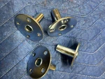 Set Of 4 Seeburg Caster Sockets Models A B C W G R J V Vl L Kd Ks 161 201 220. Fixed Price $19.50.