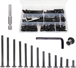 Binifimux 114pcs Black M6 Hex Drive Socket Cap Bolts Assortment Kit, Allen Head. Fixed Price $26.77.