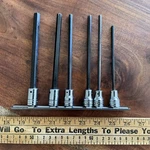Vintage Rare Snap On Extra Long Hex Bit Socket Set *good* Condition. Fixed Price $155.99.