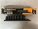 New Gearwrench 8 Piece Sae Impact Socket Set 3/8 Pn: 84910n. Fixed Price $18.00.