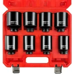 Wett 1/2" Drive Deep Large Impact Socket Set, 8-piece Spindle Axle Nut .... Fixed Price $49.98.