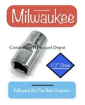 Milwaukee 9/16" In. 1/2" Drive Sae 6 Point Standard Shallow Socket 45-34-9101. Fixed Price $8.91.