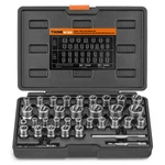 Thinkwork Easy Out Bolt Extractor Kit, 35 Pcs Nut Socket Set, 1/4" And. Fixed Price $100.23.