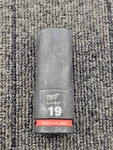 Milwaukee Tool 49-66-6280: 19mm Shockwave Impact Duty 1/2 In. Drive Deep Well 6. Fixed Price $19.99.
