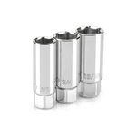 Tekton Shd91003 3/8 In Drive Spark Plug Socket Set, 3-piece. Fixed Price $31.99.