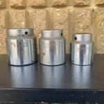 Lot 3x Vtg Cornwell Sockets 2" / 1-3/4" 1-1/2" T-5164 T-5156 T-5148 16 Point Sae. Fixed Price $28.95.