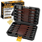 Elead 20pcs 150mm Long Allen Hex Bit Socket Set S2 Steel Metric Sae Kit. Fixed Price $73.99.