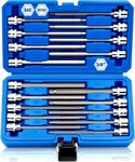 Rizom 18-piece 3/8 Inch Drive Extra Long Allen Hex Bit Socket Set, One Size. Fixed Price $42.99.