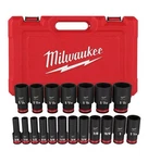 Milwaukee Tool 49-66-7012 19pc Shockwave Impact Duty 1/2" Drive Sae Deep 6. Fixed Price $99.00.
