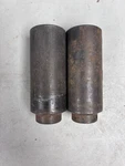 Qnty:2 White Usa Lineman Socket 1-1/8", 8 Point Impact 1/2" Drive 5" Long. Fixed Price $29.99.