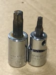 (2) Proto 5239-45w/5239-25w , 3/8-inch Drive T45 Torx Tip Chrome Socket. Fixed Price $27.62.