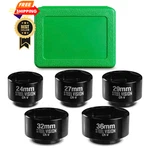 Steel Vision 5-piece 3/8" Drive Low Profile Oil Filter Socket One Size, Green. Fixed Price $32.98.