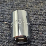 (qty 2) Proto Professional 5213mh Socket Steel Chrome 13mm 6 Point 3/8 Drive. Fixed Price $14.00.