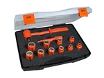 Itl Insulated 3/8"d Socket Set 12 Piece Metric Imperial With Ratchet Itl03105. Fixed Price $470.50.