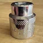 Mac Tools 17mm Shallow Socket 3/8" Drive 6 Point Knurled X617mmr Usa. Fixed Price $24.95.