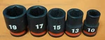 Milwaukee 49-66-6143 3/8" Drive Impact Sockets 5pc 10 13 15 17 19. Fixed Price $16.79.