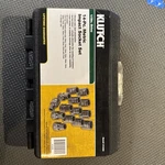 Klutch 1/2 Drive 14-piece Metric Impact Socket Set Chrome Molybdenum. Fixed Price $48.97.
