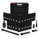 Mayouko 1/2" Drive Impact Deep Socket Set, Sae 3/8 To 1 Inch And Metric 1024m.... Fixed Price $140.44.