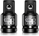 2-piece 3/8" Female To 1/2" Male Impact Socket Adapter Set, Drive Dr. Fixed Price $14.73.
