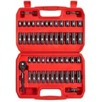 Llndei 1/4 Drive Impact Socket Set, 52 Pcs Mechanic Tool 1/4" Red. Fixed Price $62.26.