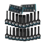 Libraton Impact Hex Bit Socket Set, 1/2" Dr, S2 Steel, Metric & Sae... Fast Ship. Fixed Price $86.99.