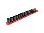 Tekton 1/4 Inch Drive Shallow 6-point Impact Socket Set With Rail, 16-piece (4-1. Fixed Price $86.78.