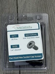 Metallixity 304 Ss 1/4"-20 X 5/8" Flat Head Hex Socket Screws, 20 Pack. Fixed Price $7.99.