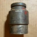 Snap-on 2" Impact Deep Socket 1" Drive Im-643 Black Oxide 6 Pt - Modified C. Fixed Price $30.00.