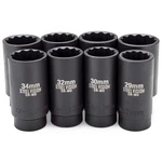 Steel Vision 1/2" Drive Impact Socket Set Metric Deep Spindle Axle Nut. Fixed Price $85.38.