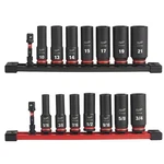 Milwaukee Shockwave Impact Duty Metric Sae Deep Rated Socket Set 16 Piece. Fixed Price $137.42.