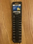 Craftsman 34434 10pc 1/4 Drive Deep Sae 6pt Sockets, 3/16-9/16, Rack, Usa. Fixed Price $39.99.