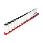 Tekton Shd91116 3/8" Drive Deep 12-point Socket Set, 19-piece. Fixed Price $70.00.