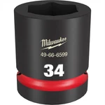 Milwaukee 49666599 Shockwave 1" Drive 34mm 6 Point Socket. Fixed Price $49.45.