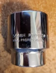 Proto 5448 H, 1-1/2" Sae Socket, 1/2" Drive, 6 Point, Usa Chrome Lot 3464. Fixed Price $28.50.