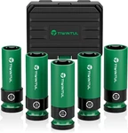 1/2" Wheel Protector Impact Socket Set, 5pcs Non-marring Lug Nut 5pcs-1. Fixed Price $30.15.