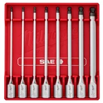Milwaukee 48-22-9549 3/8" Drive Long Ball End Hex Bit Socket Set - Sae 8 Pc. Fixed Price $104.99.