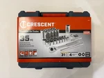 New In Box Crescent 35-piece 3/8-inch Drive Socket Wrench Set (model Ctk35). Fixed Price $50.00.