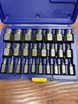 Irwin Hanson - 53227 25pc Multi-spline Extractor Size Range 1/8' 7/8'. Fixed Price $100.00.