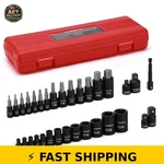 Casoman 32-piece Torx Bit Socket Set With Impact Adapters. Fixed Price $50.99.