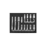 Vim Tools Spark Plug Socket Set - Mechanic Tools, Extra Deep, Swivel, Many Sizes. Fixed Price $165.00.