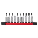 Milwaukee 48-22-9540 1/2 Drive Sae Socket Set 13 Piece Four Flat Anti Roll. Fixed Price $65.99.